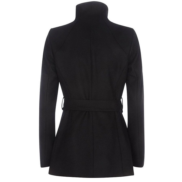 Ted Baker Elethea Short Wrap Collar Coat - Picture 2 of 9
